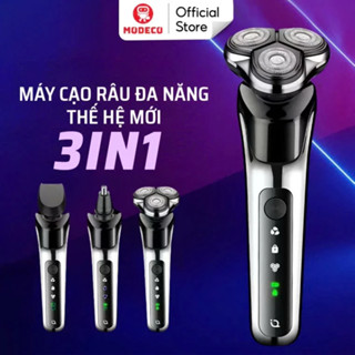 Máy Cạo Râu Đa Năng 3 Trong 1 - Cạo Râu, Tỉa Lông Mũi, Tông Đơ, Đầu Cạo Đàn Hồi Đa Hướng - BẢO HÀNH 12 Tháng
