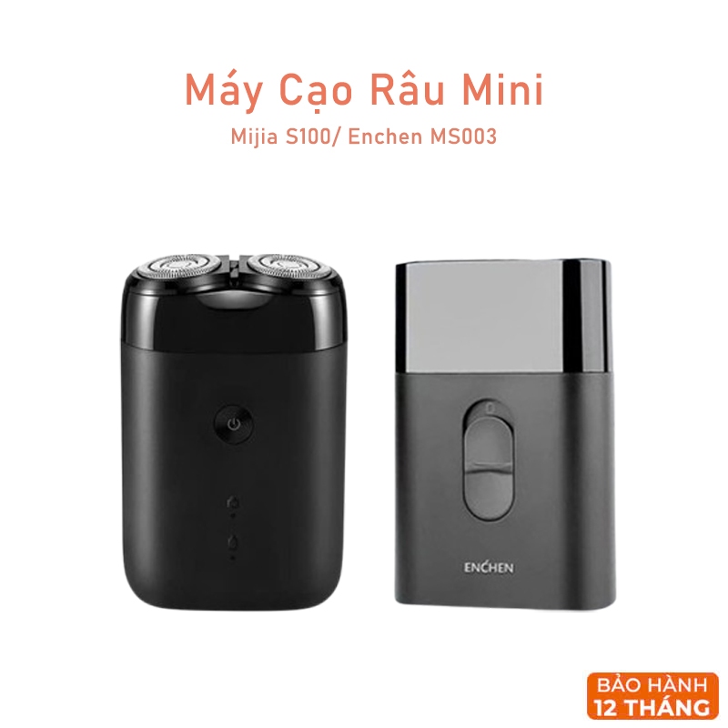 Máy cạo râu Mijia S100 / Enchen Ms003, máy cạo râu cầm tay bỏ túi, lưỡi cạo 3D, chống nước IPX7