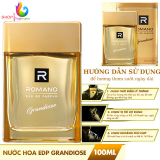 NH Ro EDP-(Nước Hoa Romano EDP) Hương Classic/ Grandiose/ Giovane/ Picco/ Urbane Spiritl 100ml