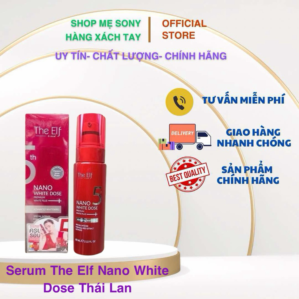 Serum The Elf Nano White Dose Thái Lan 60ml