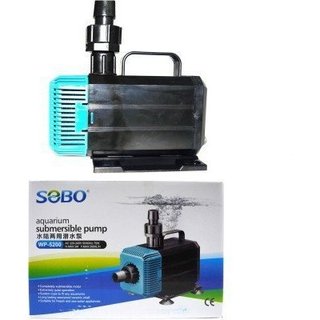 Máy Bơm Hút Cặn Đáy Hồ Cá SOBO WP-5200 – Công Suất 75W, Lưu Lượng 3500L/H - Máy Bơm Nước Hút Cặn Cho Hồ Cá