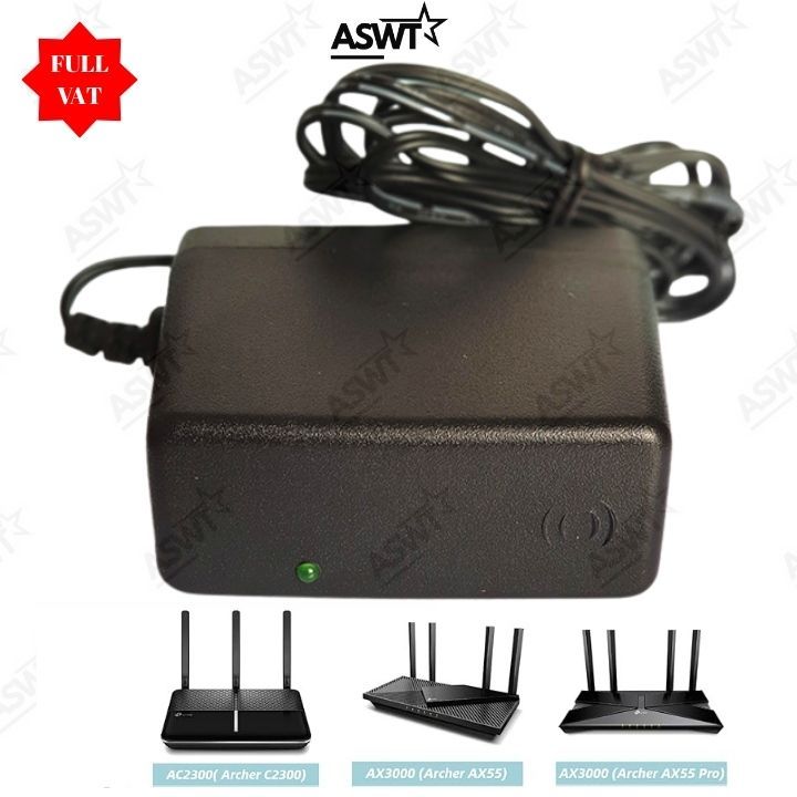 Adapter nguồn cho Bộ phát wifi TP-Link AC2300( Archer C2300) / AX3000( Archer AX55) / AX3000( Archer