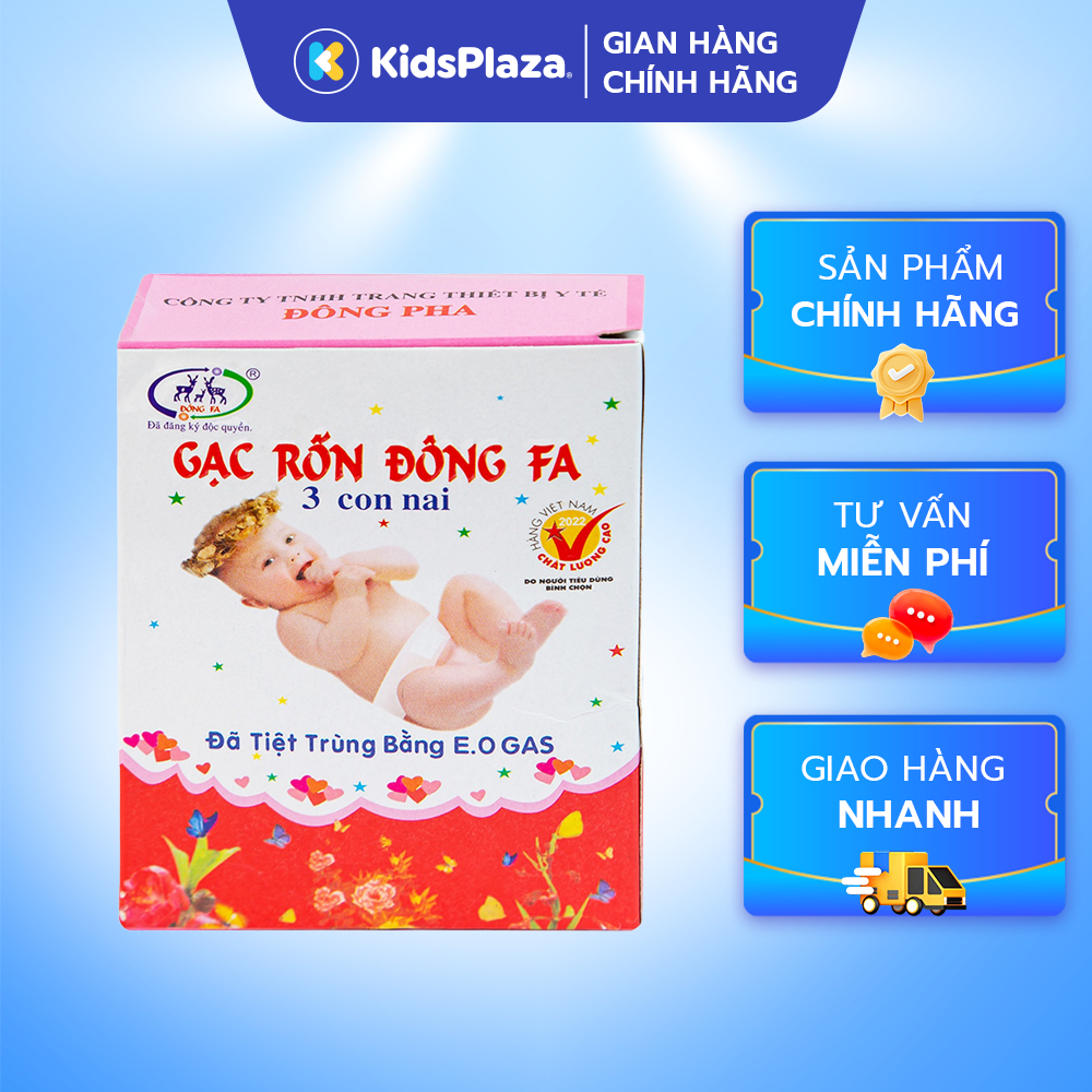 Băng rốn Đông FA 3 con nai chính hãng KidsPlaza