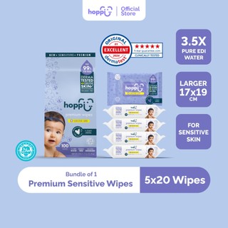[CB2] Gói khăn ướt Hoppi Premium 20s