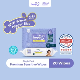 [CB2] Gói khăn ướt Hoppi Premium 20s