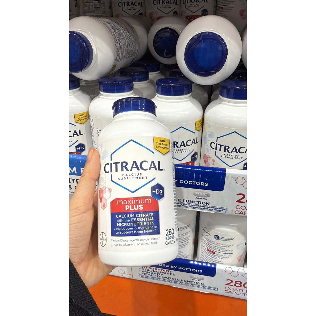 Citracal Maximum Plus Calcium Citrate + D3 (280 viên)
