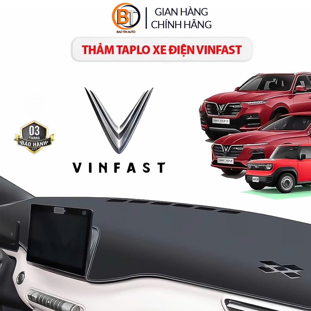 Thảm phủ Taplo da vân carbon, lông cừu cao cấp cho xe VF3.VF5,VF6,VF7,VF8,VF9.VFe34,LUX 2.0,FADIL