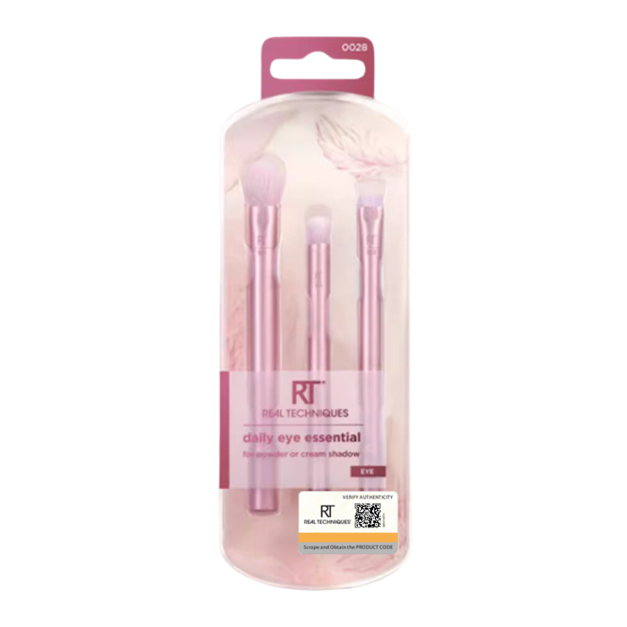 Bộ Cọ Makeup RT Real Techniques RT Real Techniques Daily Eye Essential 0028 Set 3 Cây