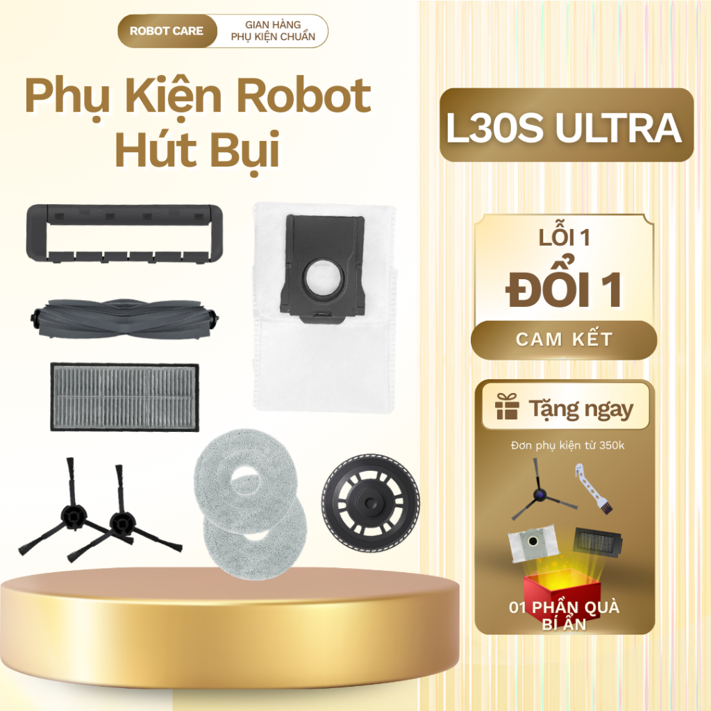 Phụ kiện Robot Hút Bụi Dreame L30S Ultra - Phụ kiện chất lượng cao cho robot hút bui lau nhà Dreame 