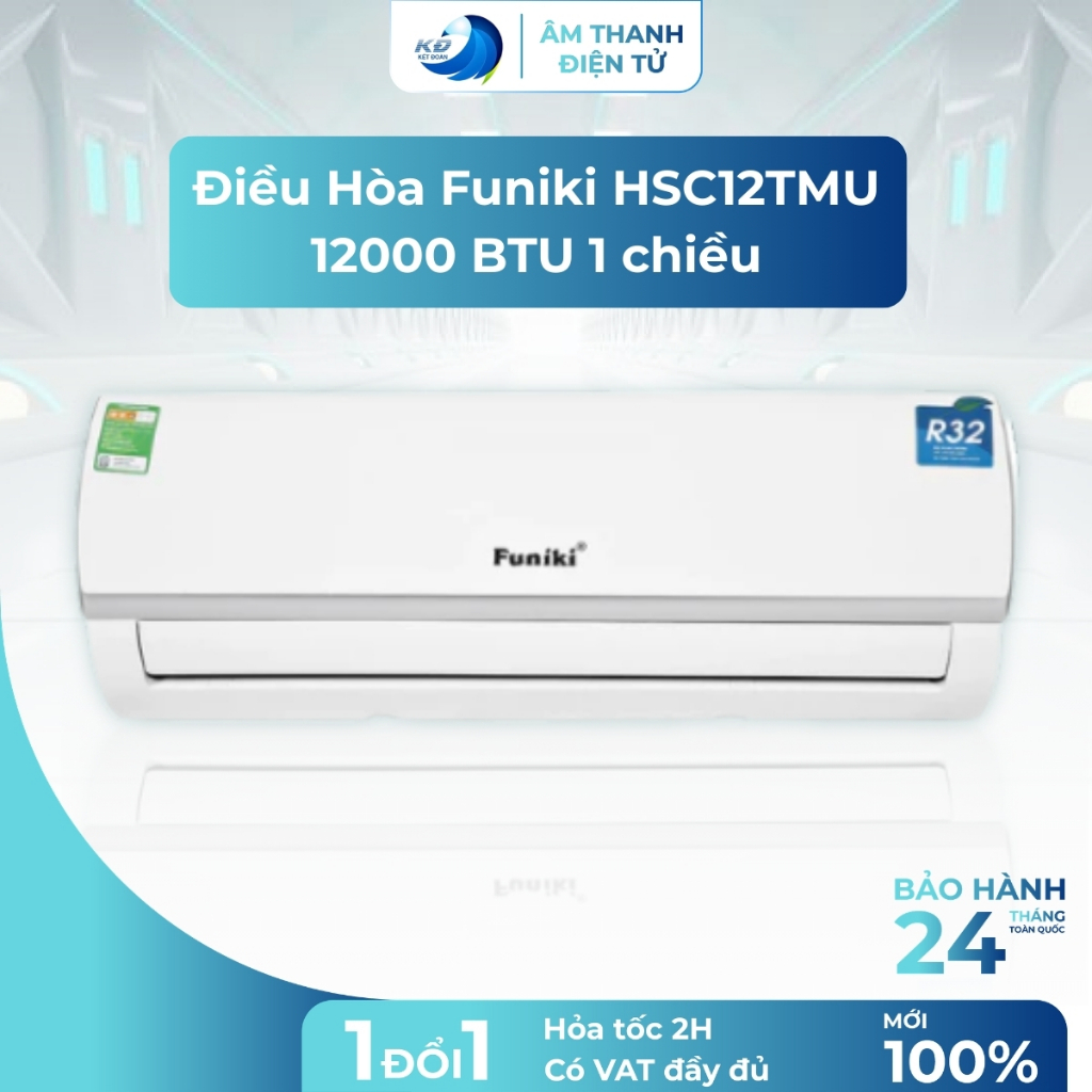 [Freeship + Nhận Lắp Đặt HN] Điều Hòa Funiki HSC12TMU 12000BTU 1 Chiều R32 Có VAT