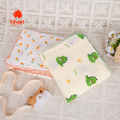 COMBO 3 khăn mặt + 1 khăn tắm trẻ em khăn xô 2 lớp khăn cho trẻ sơ sinh khăn đa năng cho bé COMBO02