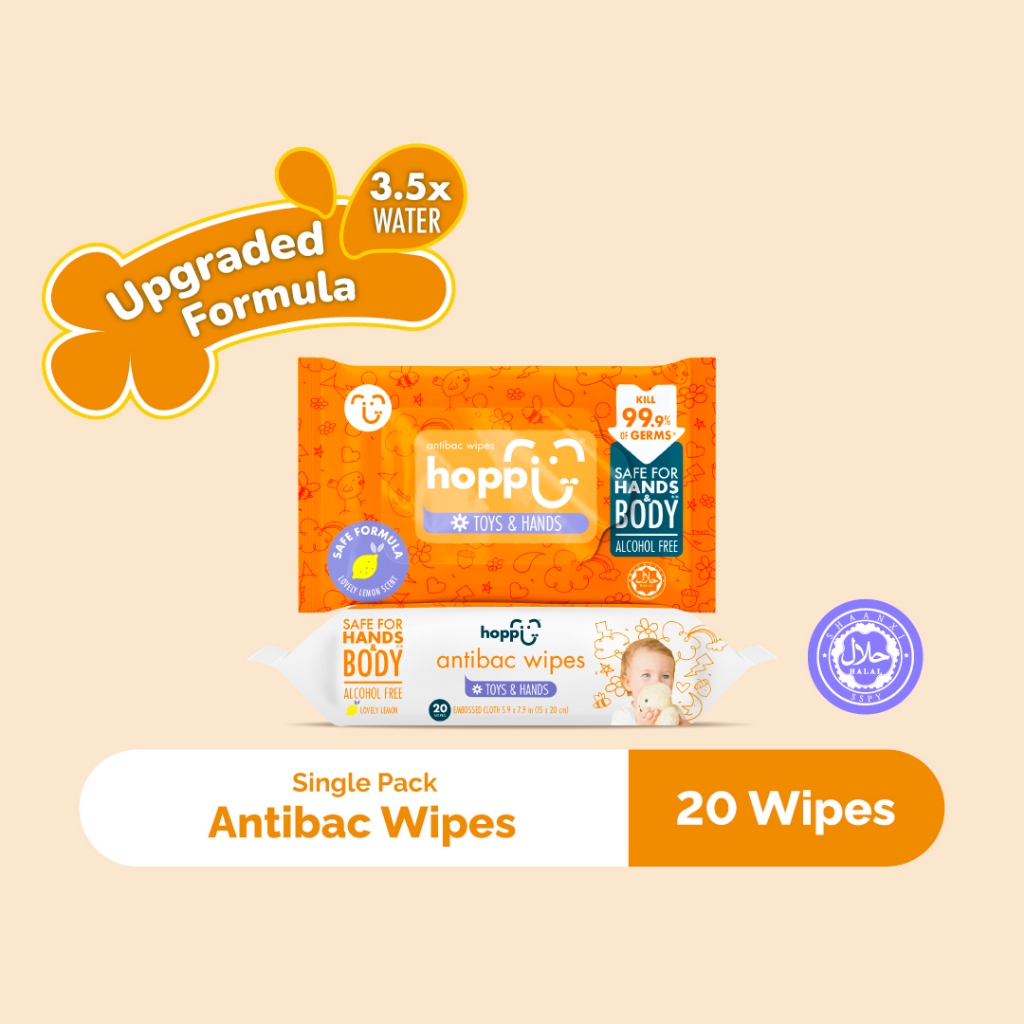 [CB1] Khăn ướt kháng khuẩn Hoppi Antibac 20s