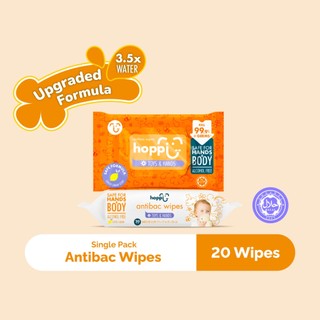[CB2] Gói khăn ướt kháng khuẩn Hoppi Antibac 20s