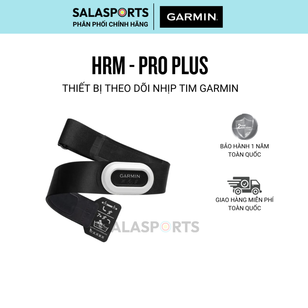 Đai Đo Nhịp Tim Garmin HRM-Pro Plus - Hàng Chính Hãng