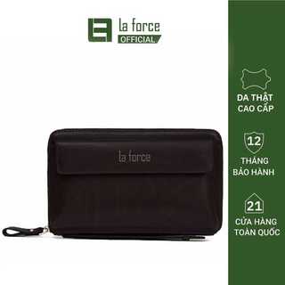 Ví cầm tay nam Laforce VCTLA196-1-CF da thật cao cấp - Ví clutch nam sang trọng, ví da nam cầm tay lịch lãm
