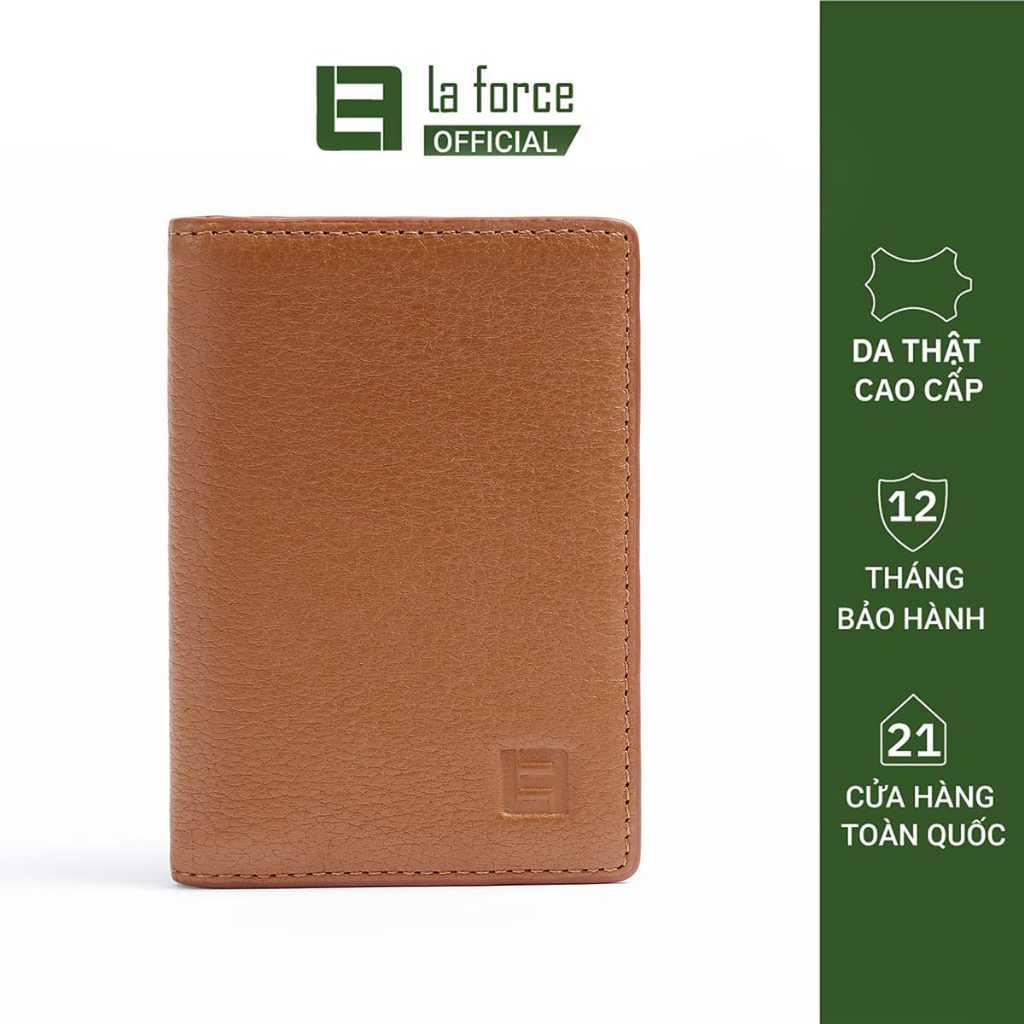 Ví da nam Laforce VLAD-26NV da thật cao cấp - Ví nam dáng đứng nhỏ gọn, ví da nam công sở sang trọng