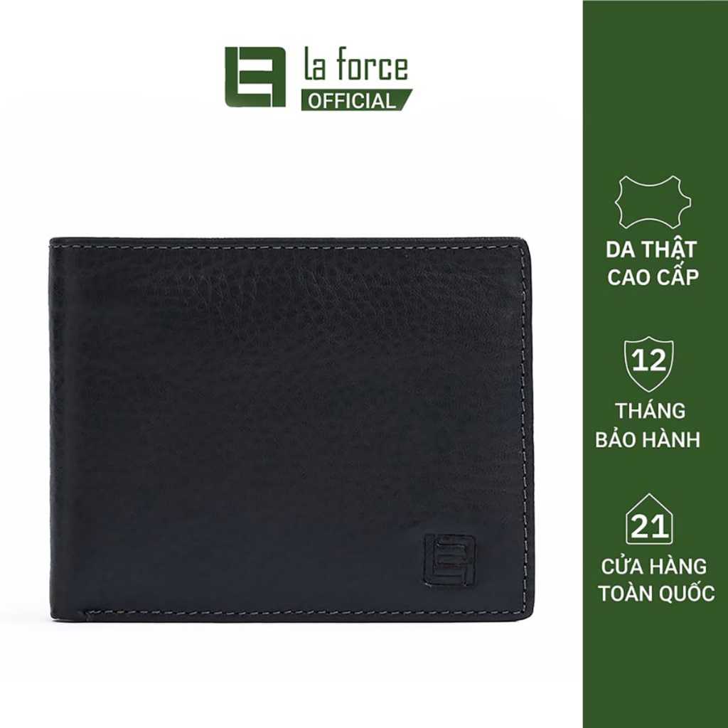 Ví da nam Laforce VLAN-22D da thật cao cấp - Ví nam ngang nhỏ gọn, ví da nam công sở lịch lãm
