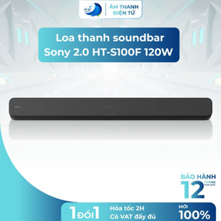 Loa Thanh Sony HT-S100F 120W 2.0 Kênh Âm Thanh Rõ Nét Bluetooth HDMI ARC Xem Phim Nghe Nhạc Hay