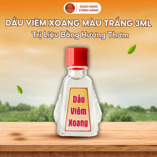 Dầu Viêm Xoang Màu Trắng 3ml hỗ trợ trị liệu bằng hương thơm (viêm xoang, sổ mũi)
