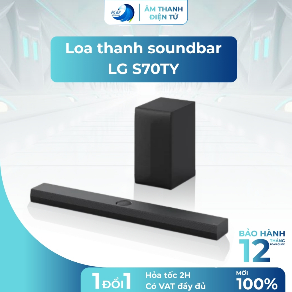 Loa Thanh LG S70TY Âm Thanh Vòm Mạnh Mẽ Kết Nối Bluetooth HDMI Xem Phim Nghe Nhạc Sống Động