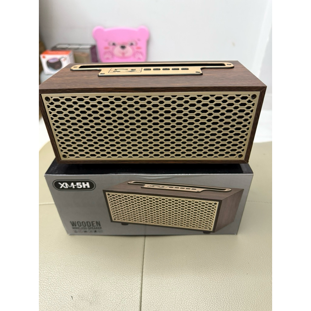 * Cặp loa Bluetooth vỏ gỗ XM-5H (hoặc XM5),