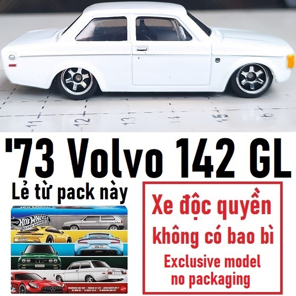 Xe mô hình Hot Wheels Car Culture '73 Volvo 142 GL