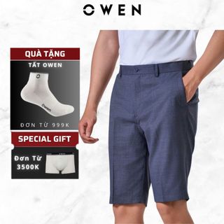 Quần sooc âu OWEN SV252495 kiểu dáng Trendy lịch sự chất liệu vải poly cao cấp