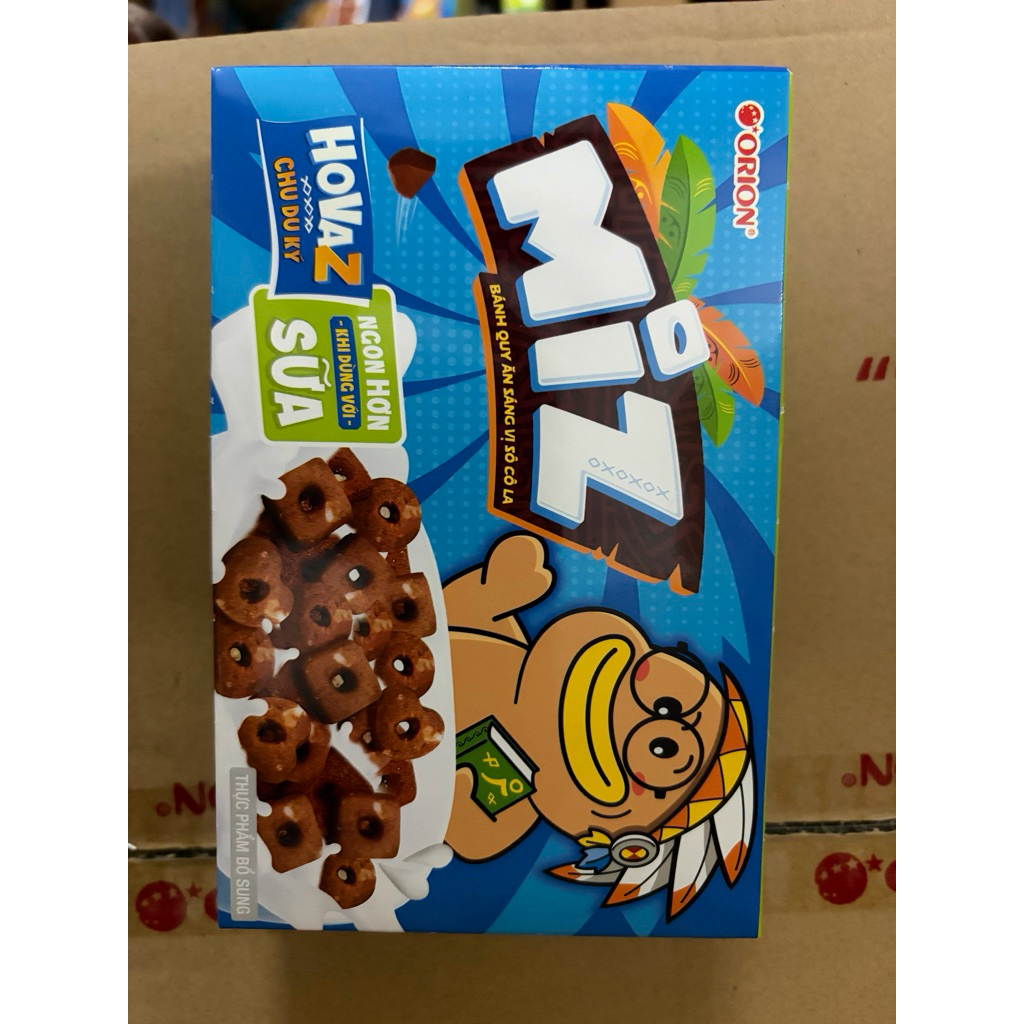 5 hộp bánh miz socola orion