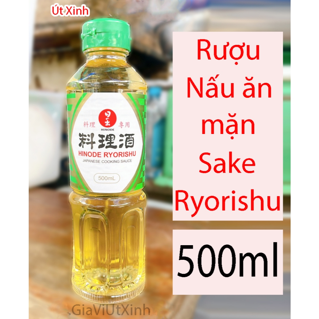RƯỢU NẤU ĂN MẶN COOKING SAKE 500ML - RƯỢU NHẬT HINODE RYORISHU