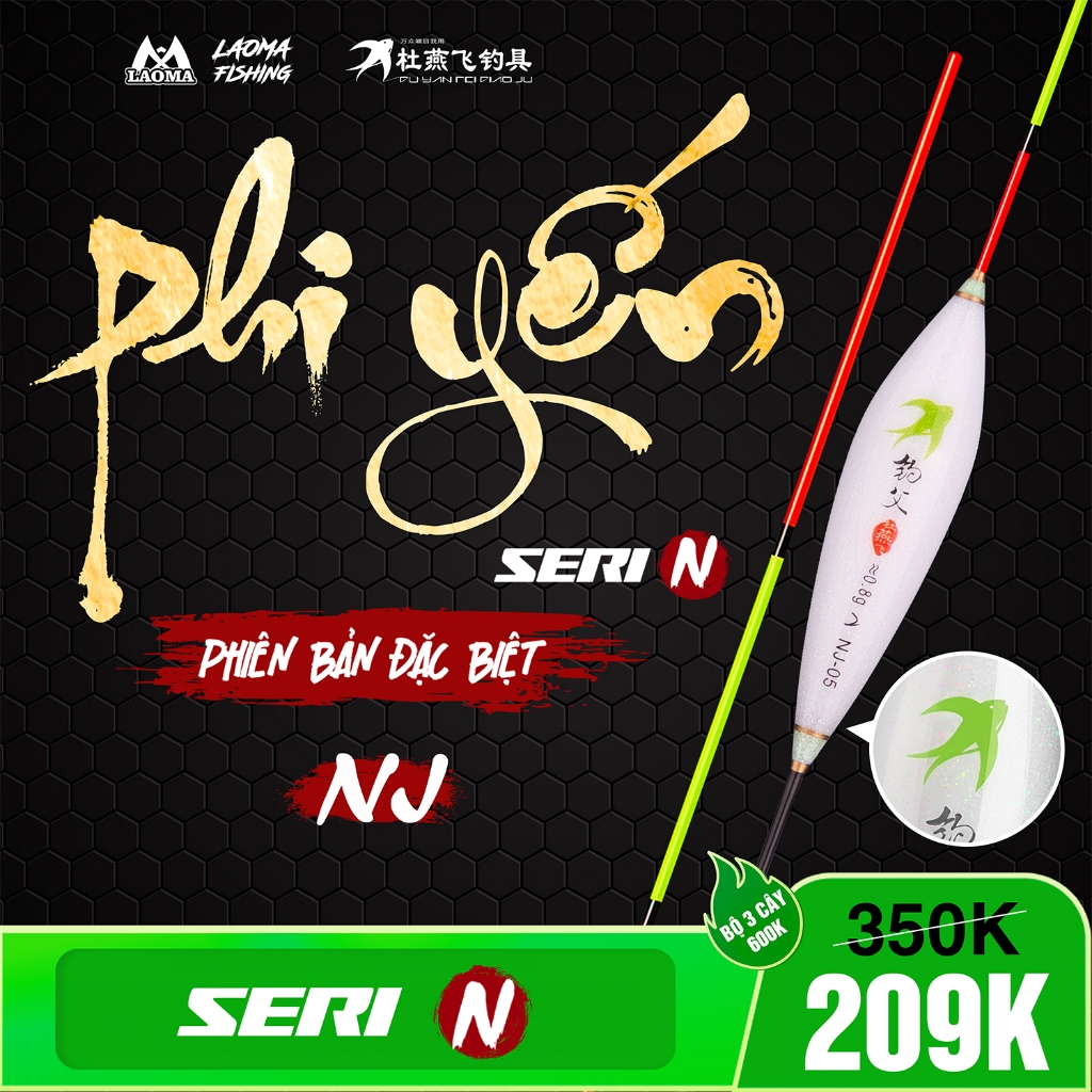 PHAO CÂU CÁ PHI YẾN NANO MÃ NJ06 - NJ09 - NJ11 - PHAO CÂU ĐÀI