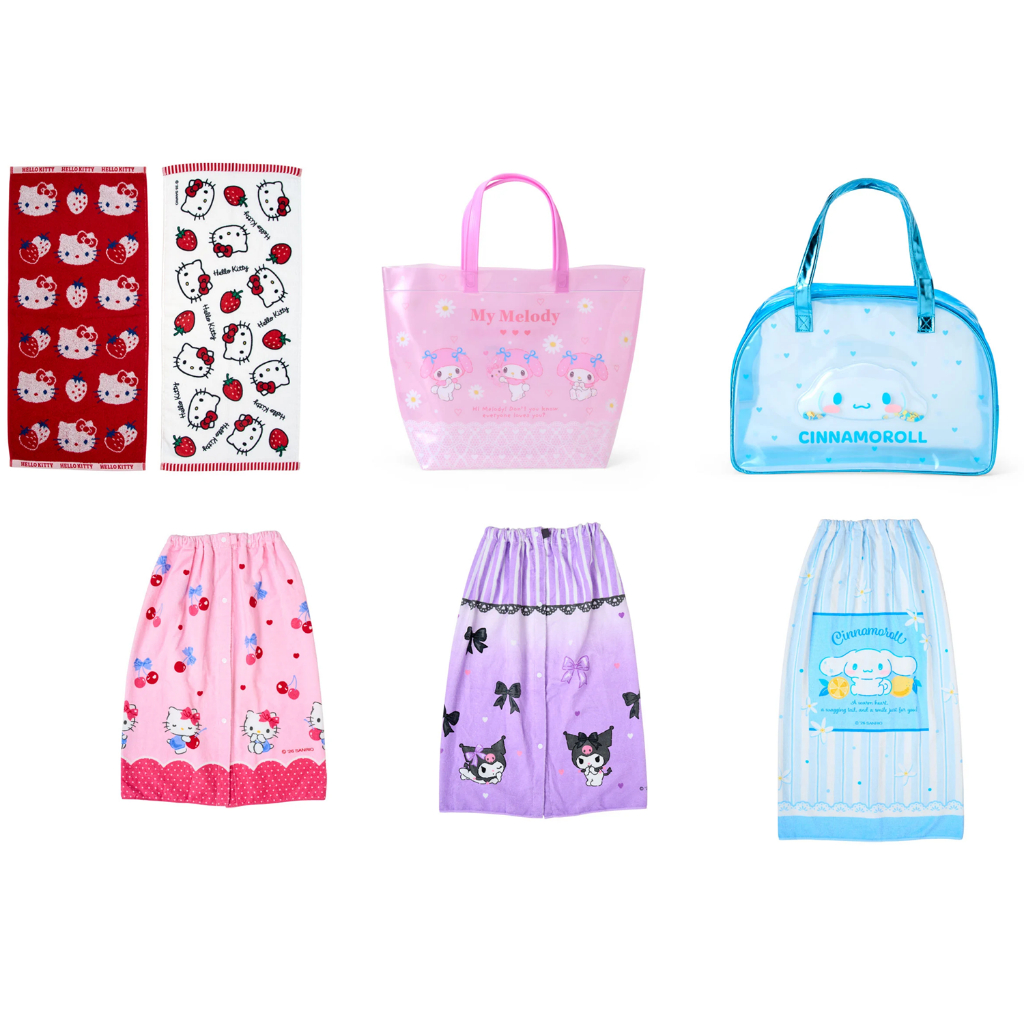 [Direct from Japan] Sanrio Pool Bag & Towel Series Japan NEW