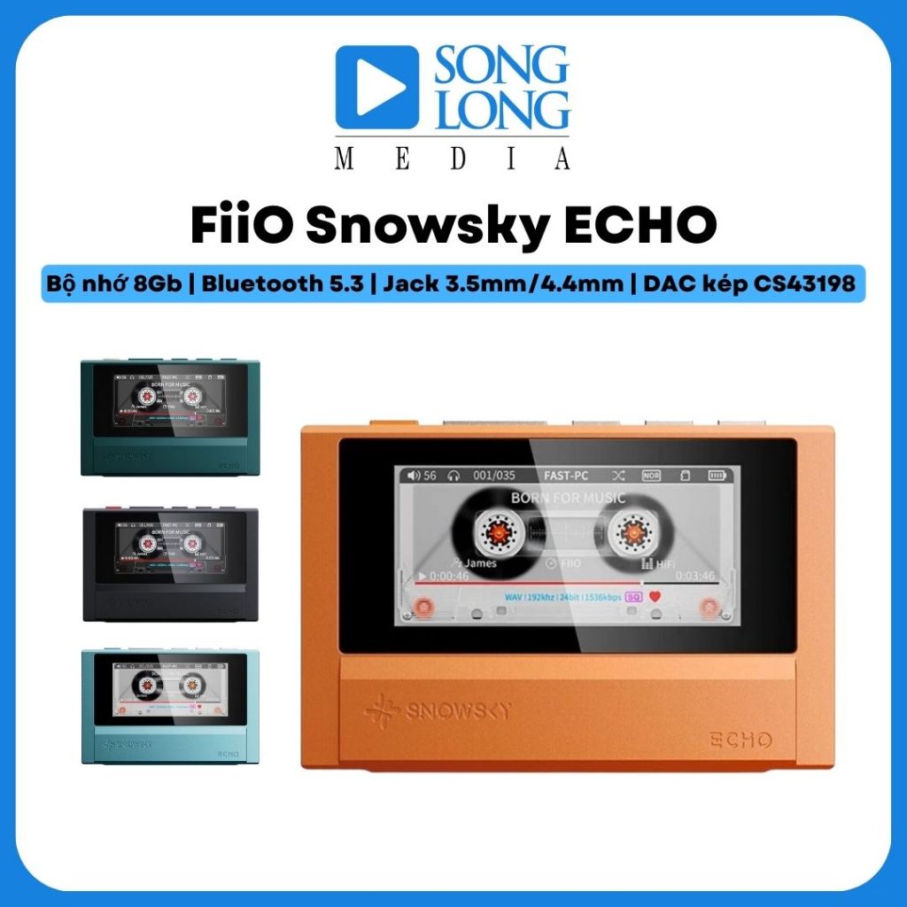 Máy nghe nhạc FiiO SNOWSKY Echo - Chính hãng phân phối