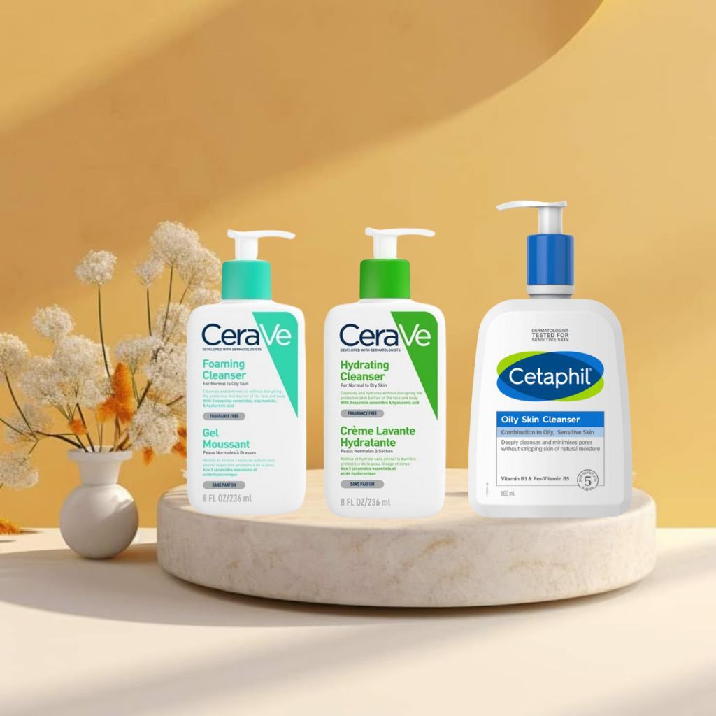 Sữa Rửa Mặt Cerave Làm Sạch Sâu Cho Da Thường Đến Da Dầu dung tích 236ML