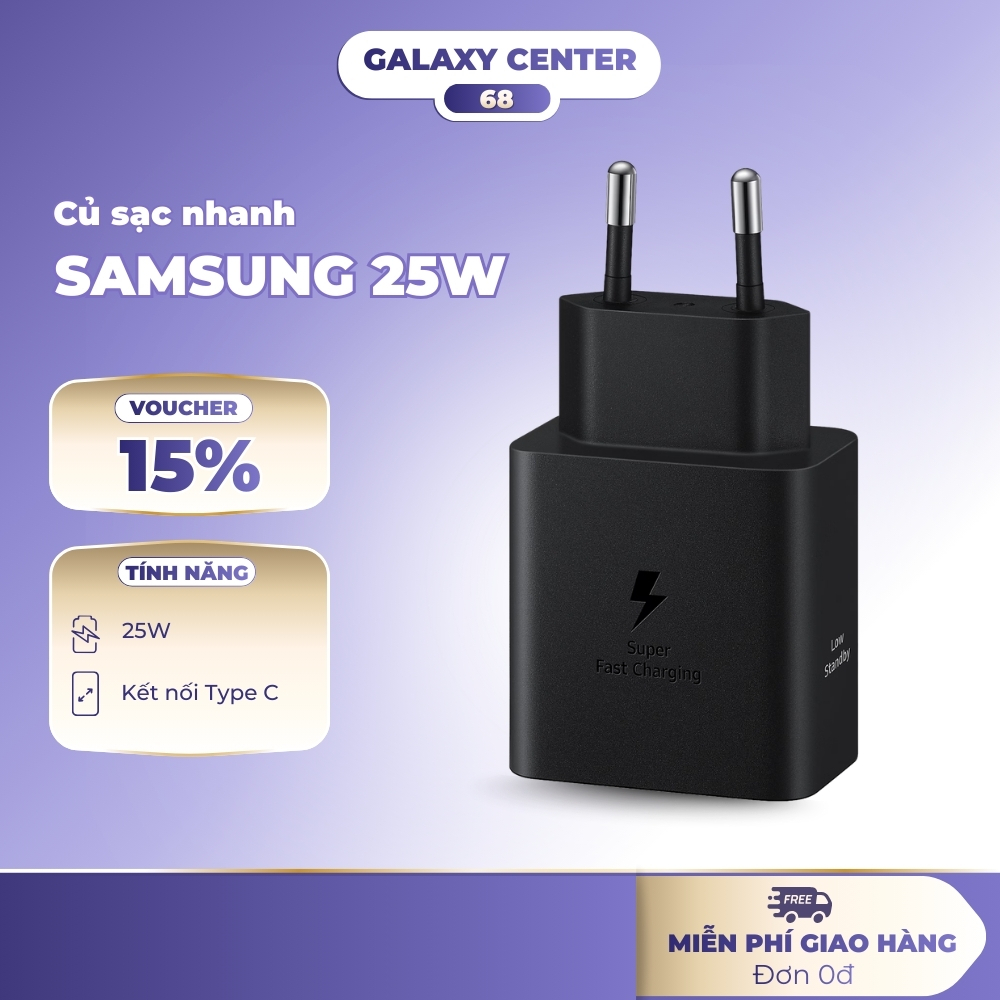 Sạc Nhanh Samsung Chính Hãng 25W Nguyên Hộp