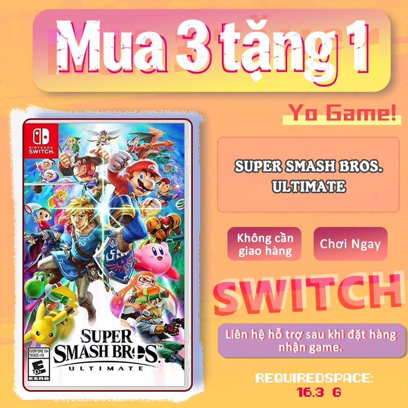 Super Smash Bros. Ultimate Nintendo Switch – Mua 3 Tặng 1