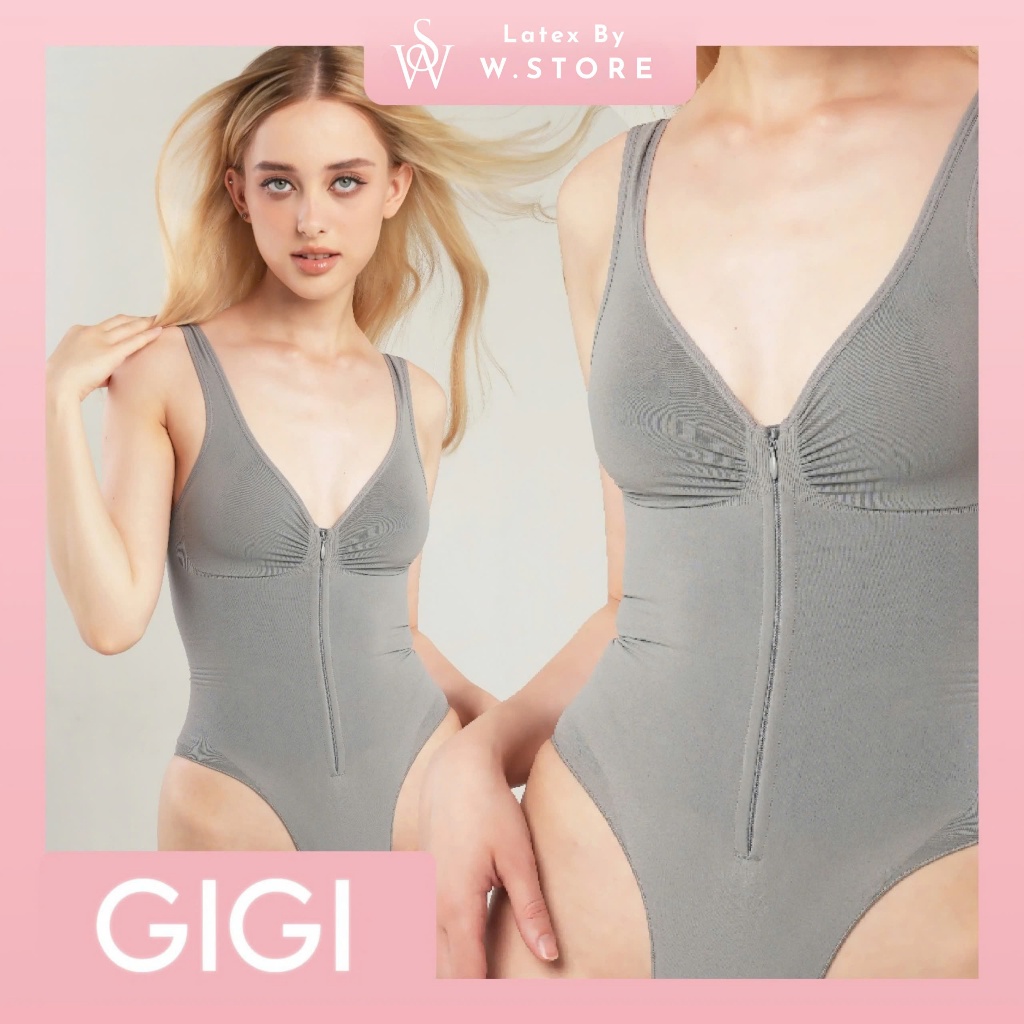 [GIGI] Zip Shapewear Bodysuit - Bodysuit Shapewear WSTORE Tạo Shape Fit Cơ Thể, Bodysuit Định Hình D