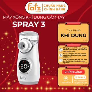 Máy xông khí dung cầm tay FATZ BABY Spray 3 MY-135B, tạo ra luồng sương siêu mịn, dung lượng pin cao