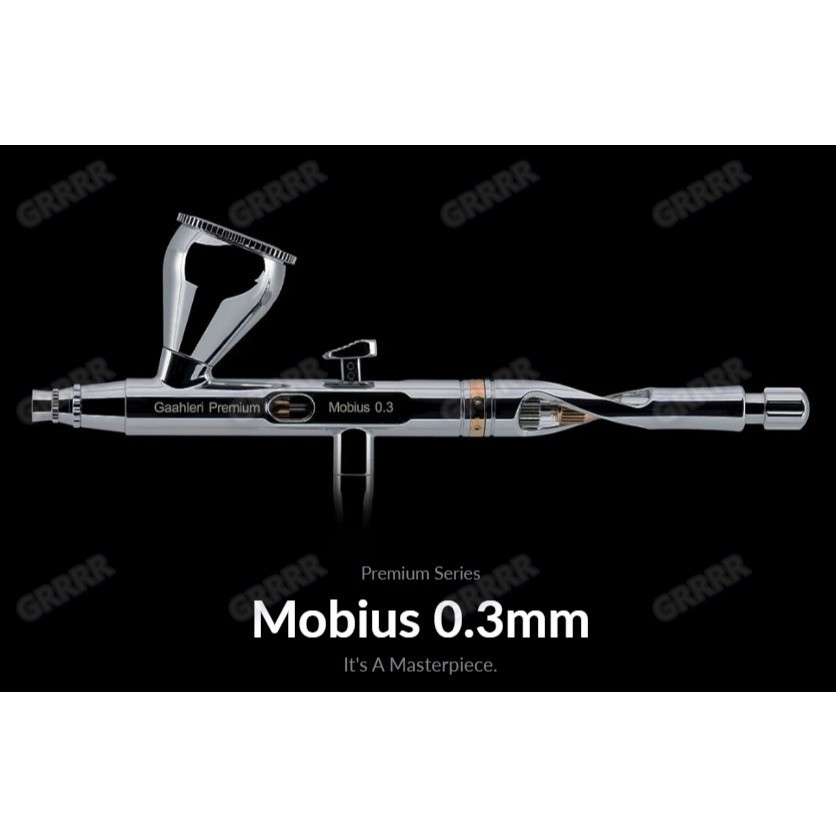 BÚT SƠN MÔ HÌNH - GHPM-MOBIUS - GAAHLERI - AIRBRUSH PREMIUM SERIES MOBIUS 0.2MM / 0.3MM