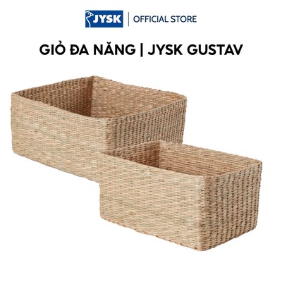 Giỏ đa năng | GUSTAV | sợi cói | màu tự nhiên | nhiều kích thước