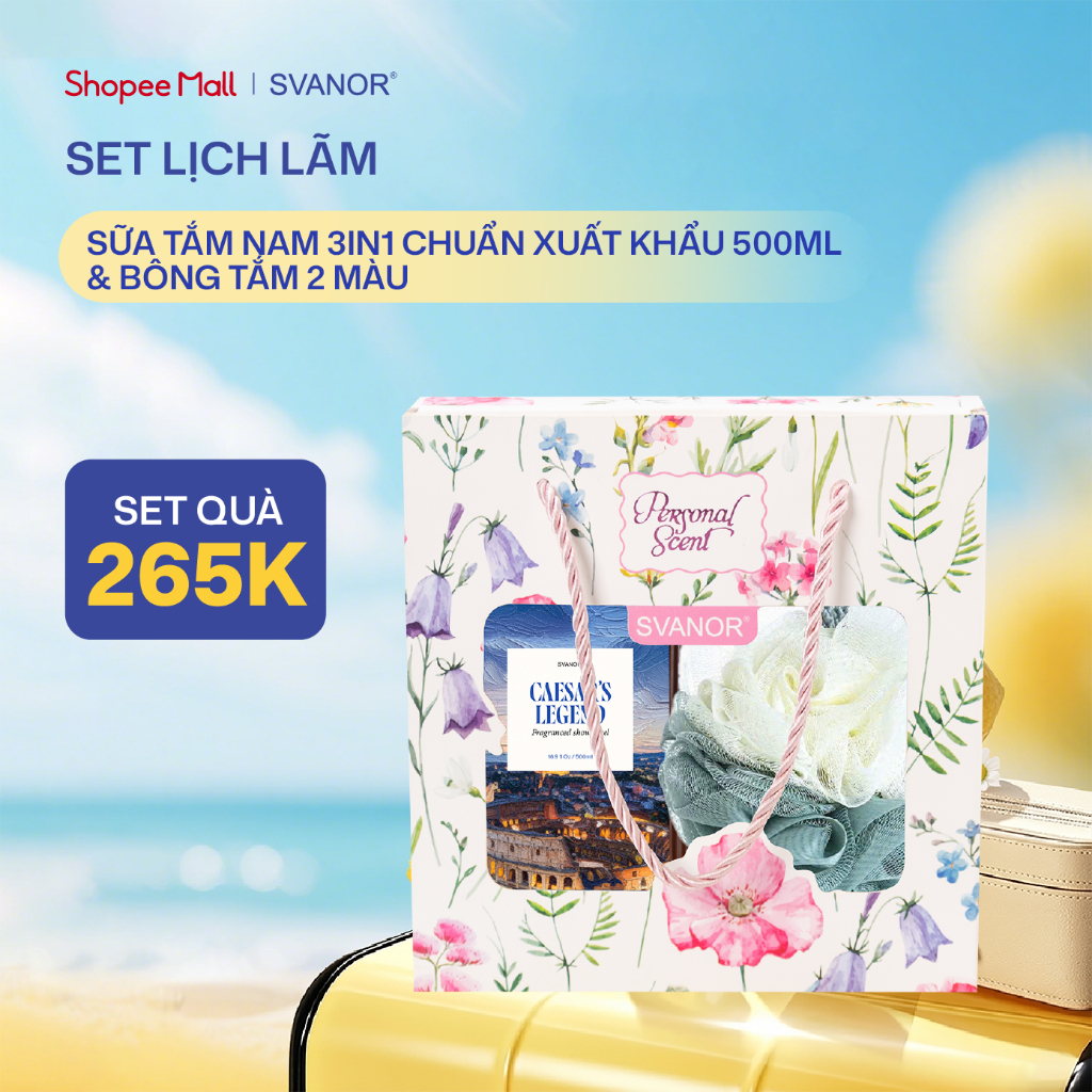 [SET LỊCH LÃM] Bộ Quà Tặng Nam - Sữa Tắm Gội Nam 3in1 500 ml & Body Mist Nam Caesar's Legend 150ml