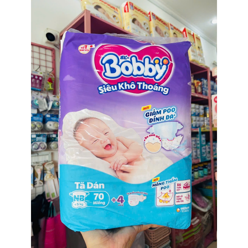 TÃ DÁN BOBBY NB70/S54/M46 MẪU MỚI
