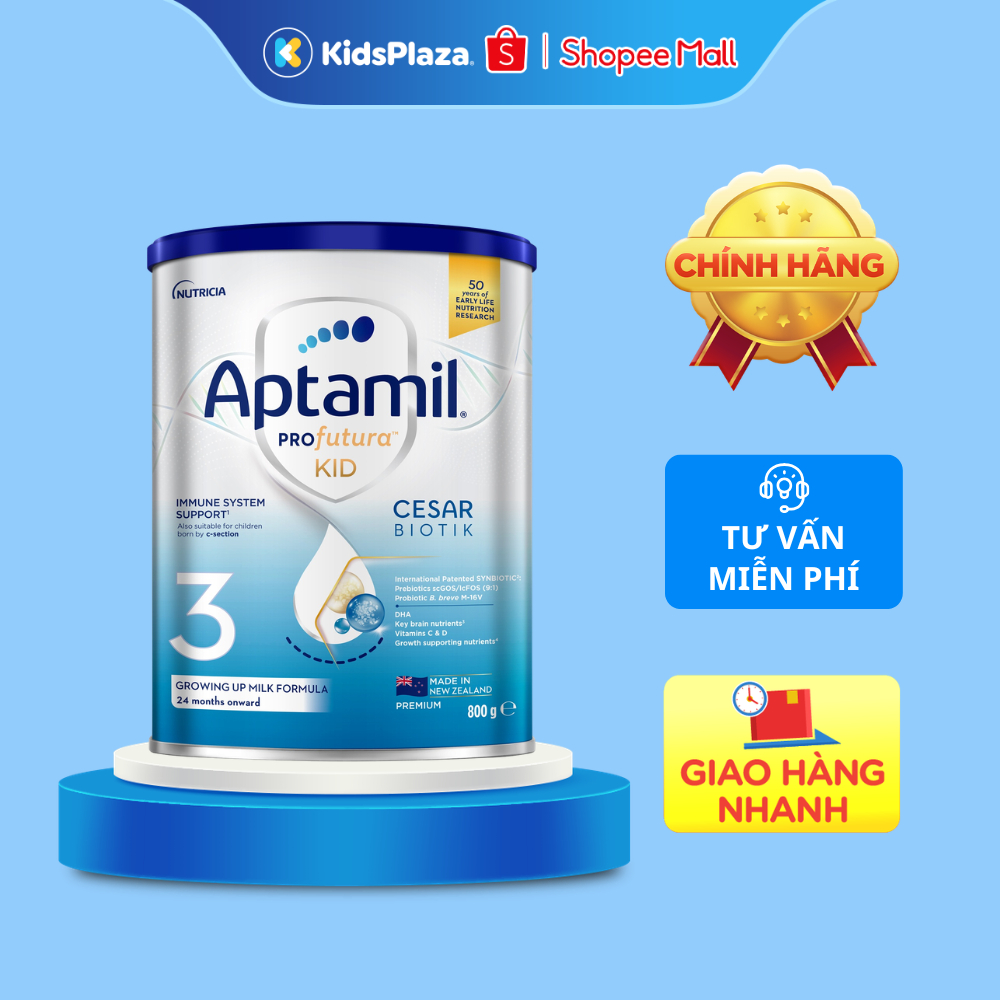 Sữa Aptamil Profutura KID Cesarbiotik số 1/ số 2/ số 3 800g