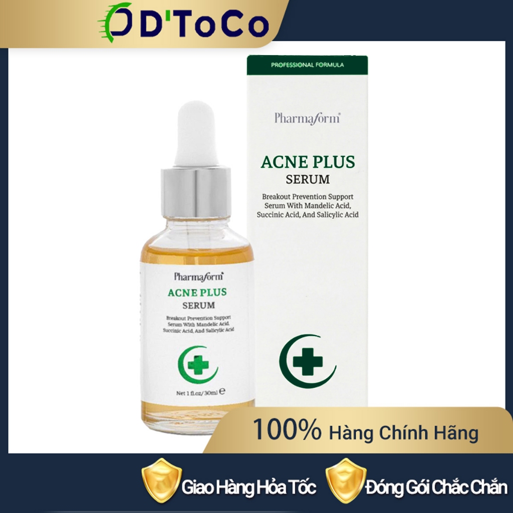 Serum Pharmaform Acne Plus 2% Salicylic Acid + 1% Zinc PCA Cho Da Dầu Mụn