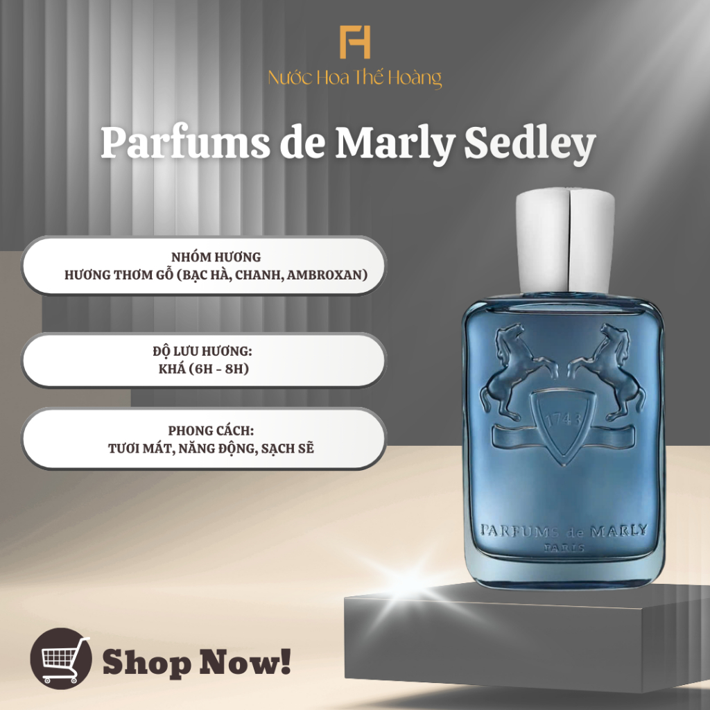 (SHOP MỚI) Nước Hoa Nam Sedley Chiết 10ml - 20ml - Nước Hoa Thế Hoàng Store