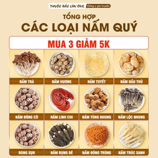 Tổng hợp các loại nấm quý, nấm bụng dê, tùng nhung, nấm lộc nhung, đầu khỉ, nấm trúc sanh - Lãn Ông