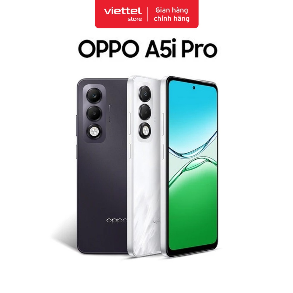 Điện thoại OPPO A5i Pro 8GB + 128GB | NFC | Màn hình 6.67" | Pin 6000 mAh | Công Nghệ SUPERVOOC 45W | BigBuy360 - bigbuy360.vn