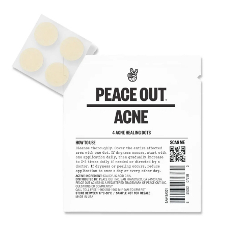 Miếng dán mụn Peace Out Acne 4 Acne Healing Dots