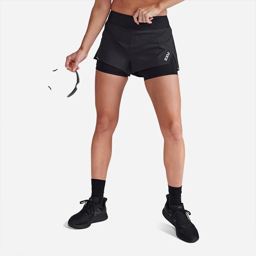 Quần Ngắn Nữ 2XU Aero 2-In-1 4 Inch