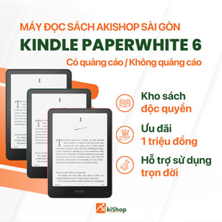 Máy Đọc Sách Kindle Paperwhite 6 Gen 12 7 Inch Hàng Có Sẵn Hỏa Tốc HCM