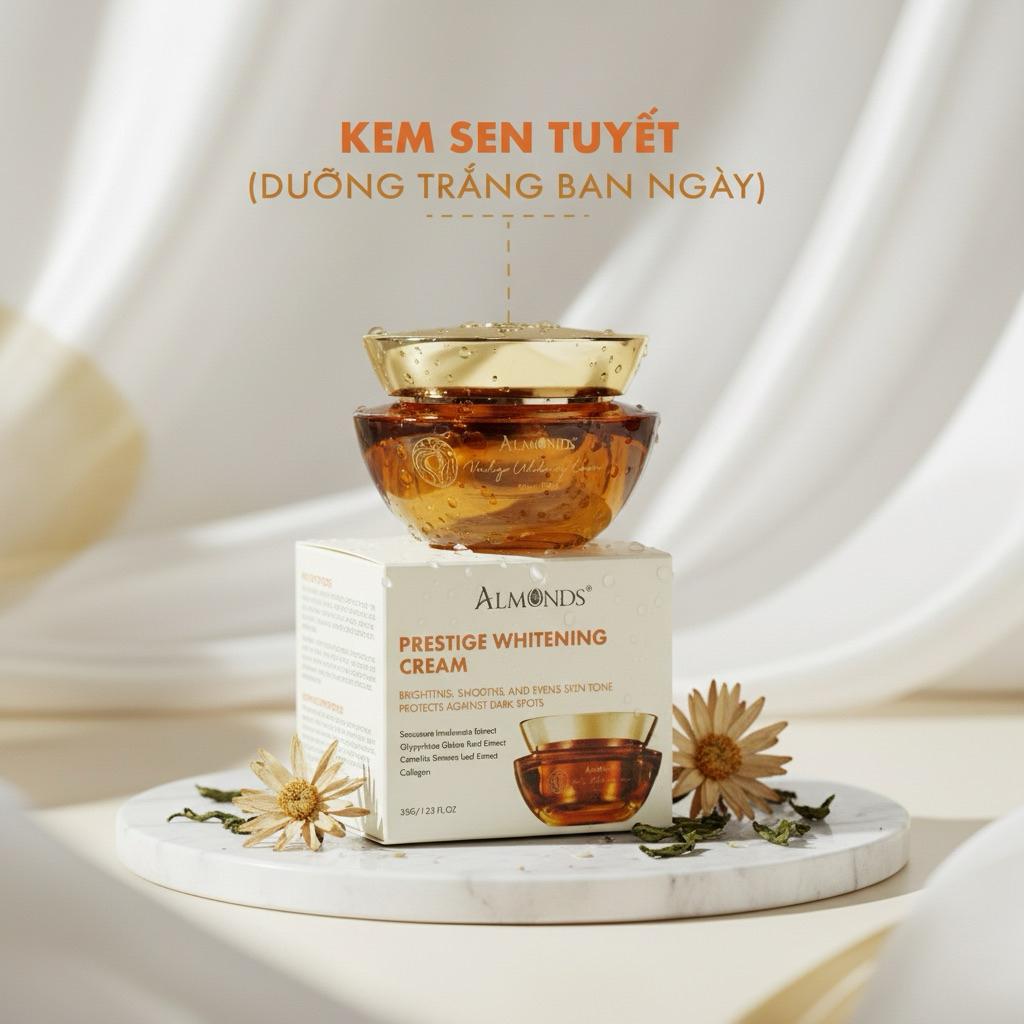 [CHÍNH HÃNG ALMONDS]Kem Sen Tuyết
